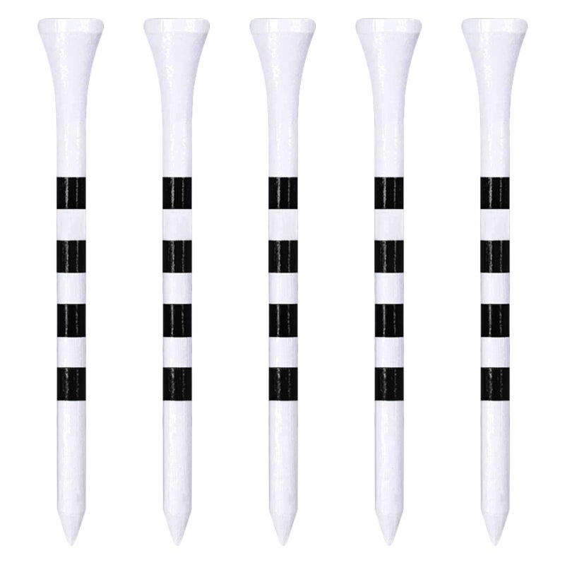 Zivisk Wooden Golf Tees 3-1/4" 100 Count 83mm Natural Color - Image 1